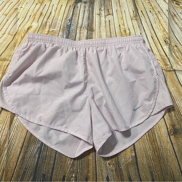 Nike Dri Fit Light Purple Brief Lined Running Athletic Shorts - Picture 1 of 6